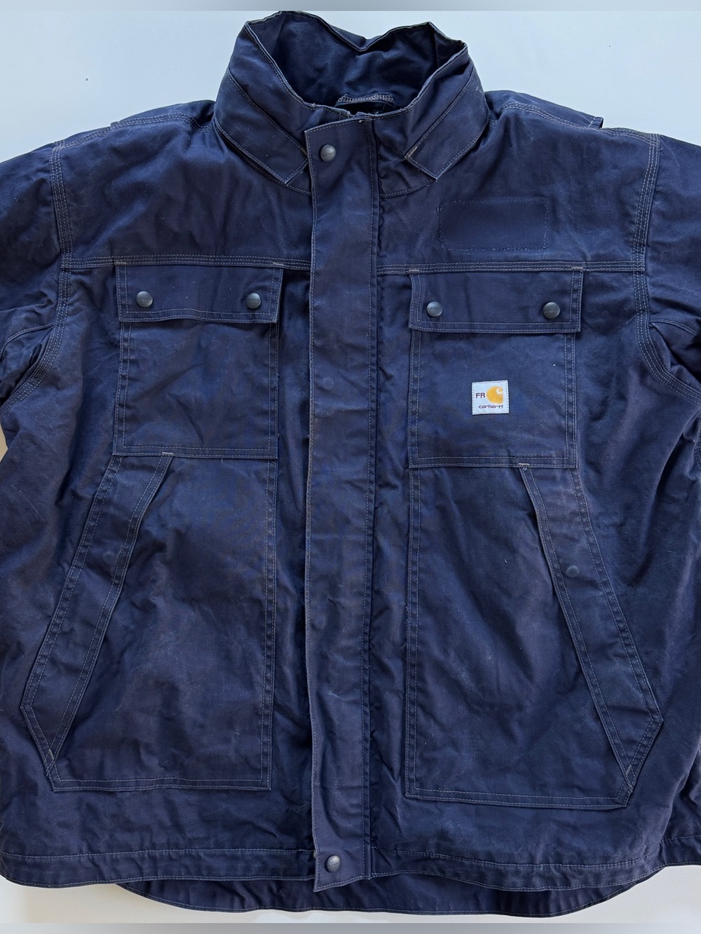 Carhartt FR Full Swing Quick Duck Quilted Coat Canvas Reflective XL OJ2182-FRM